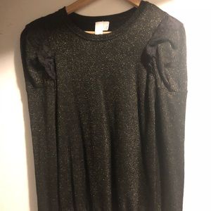 2B Rych metallic sweater (gold specks)